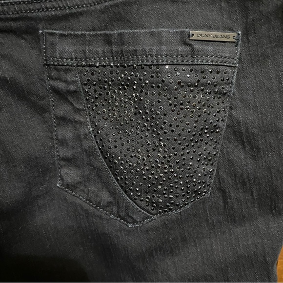 DKNY Black Bling Pockets Jeans 12 - Picture 5 of 5